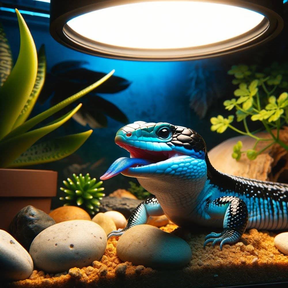 blue tongue skink