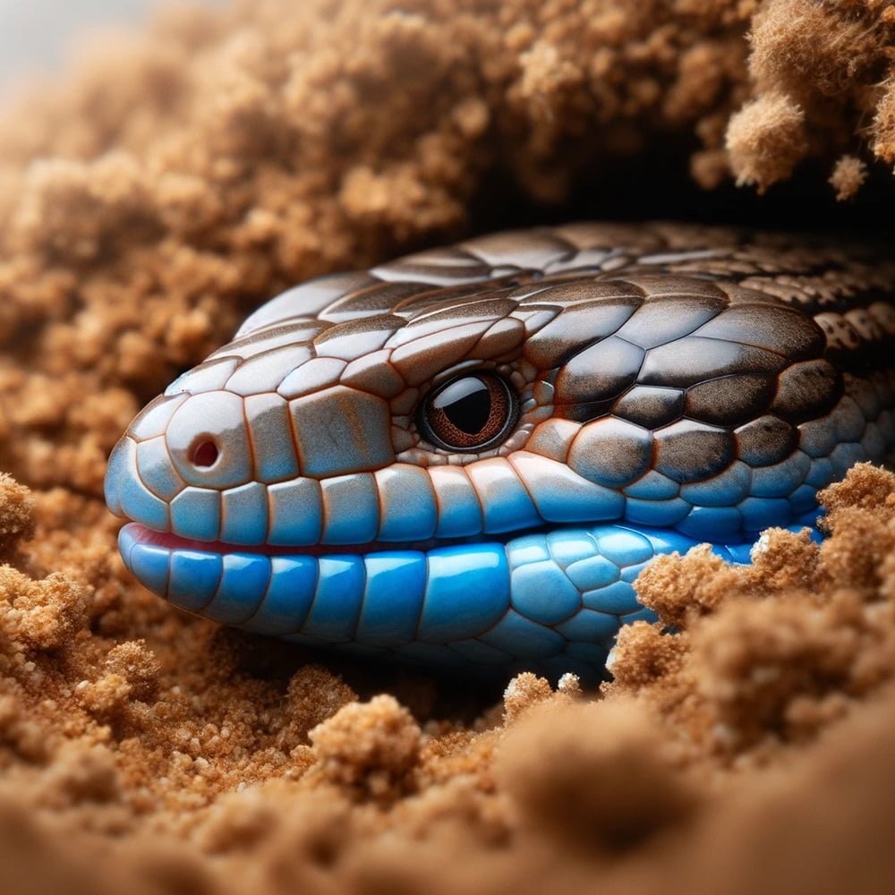 blue tongue skink size