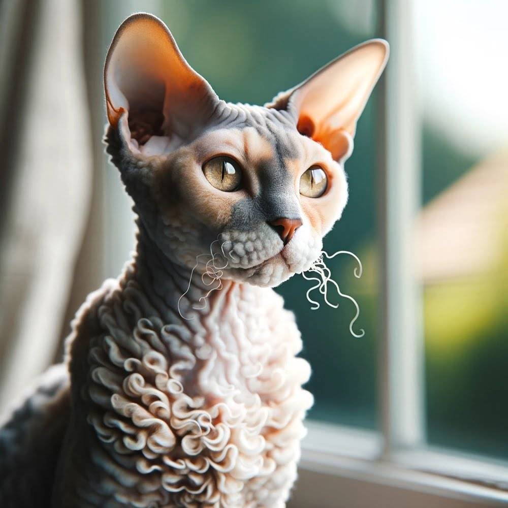 what does a cornish rex cat look like