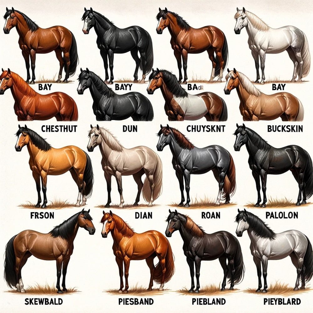 mustang horse color