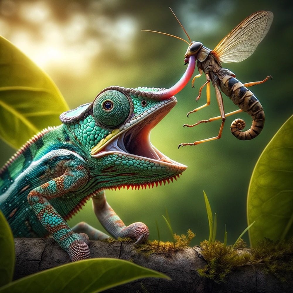 panther chameleon diet