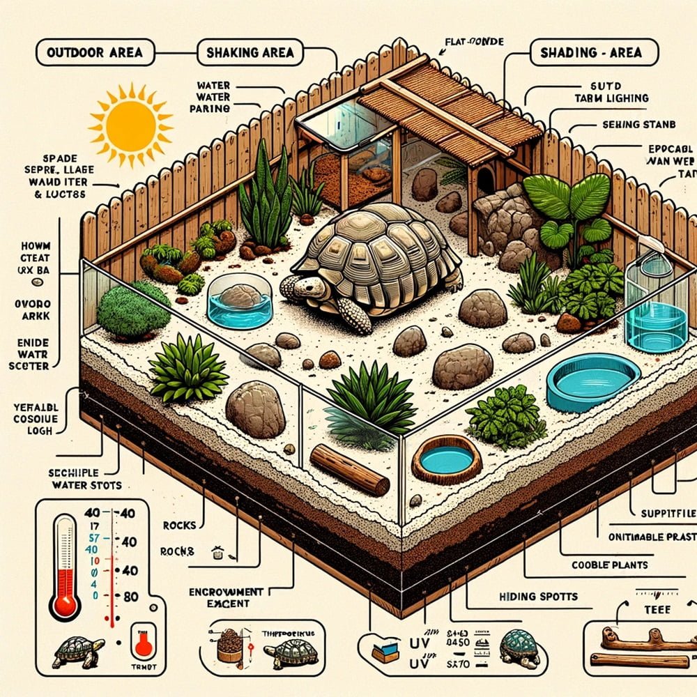 sulcata tortoise enclosure