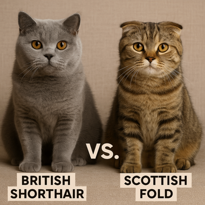 British Shorthair vs Scottish Fold